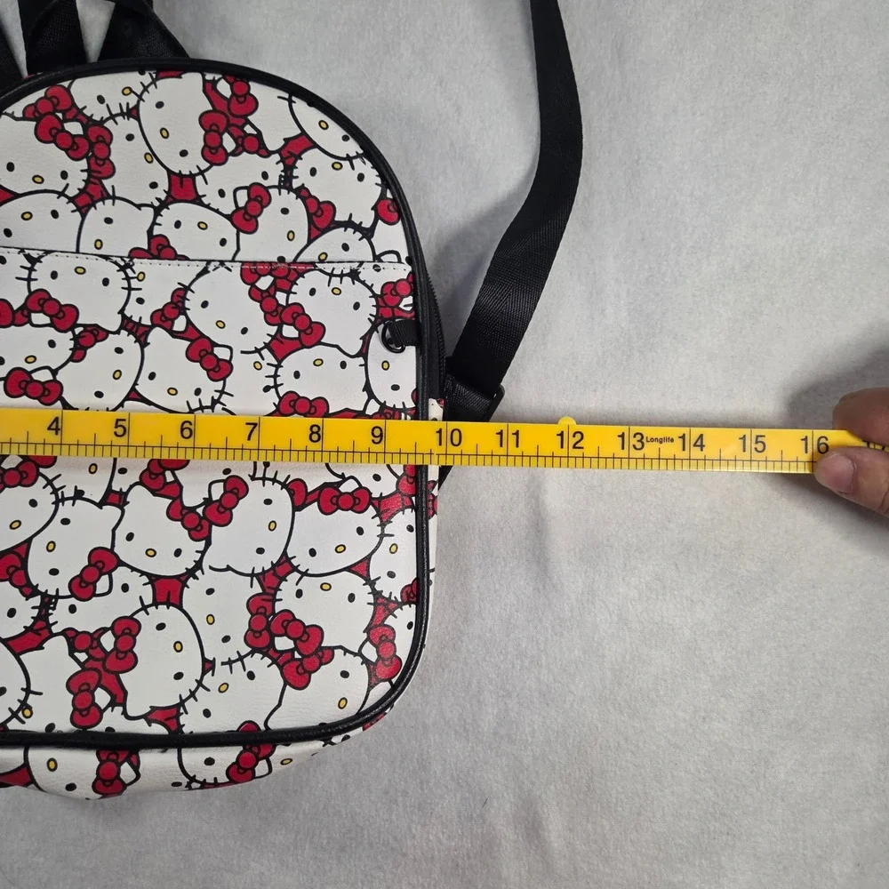 Hello Kitty Sanrio Mini Backpack White Red All Over Print Kids Small Bag 2021